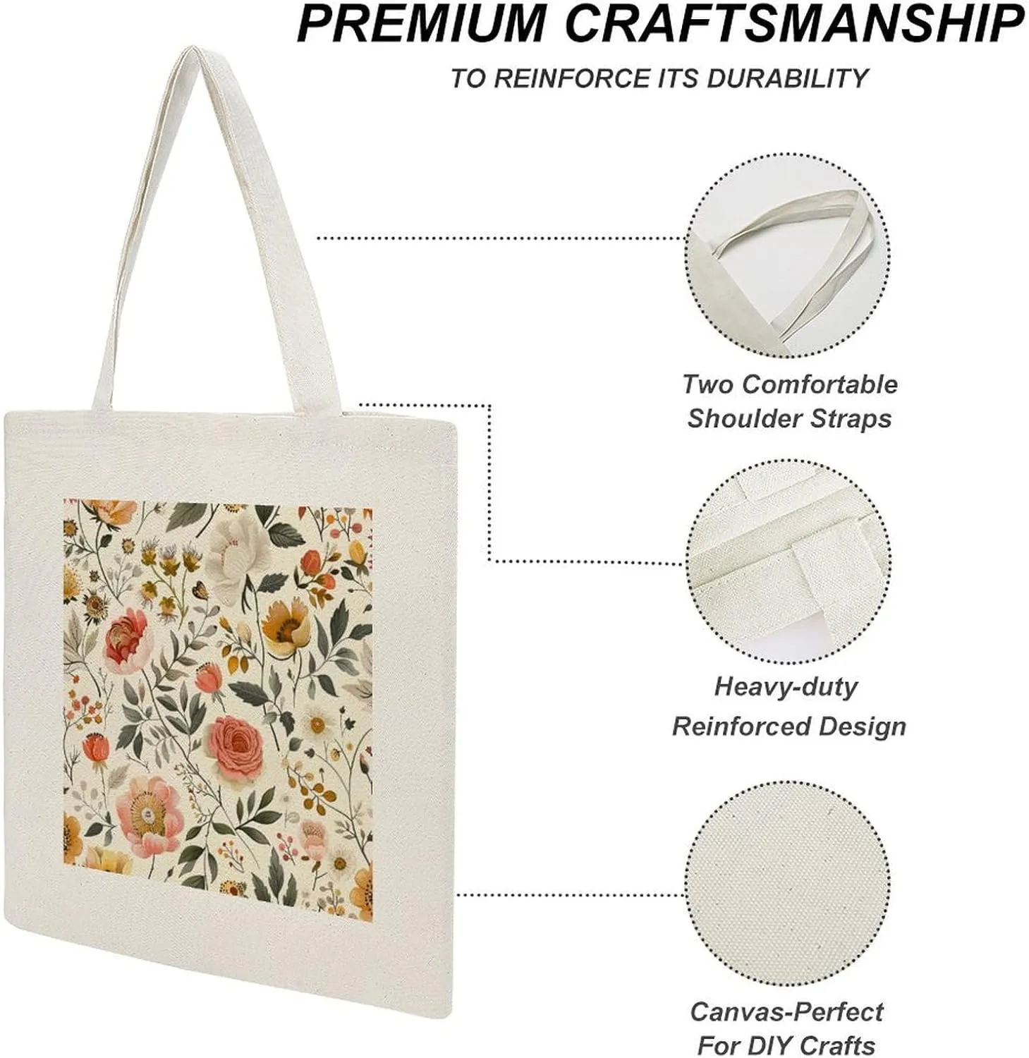 Acorns Grey Tote Bag for Women for Shopping Grocery Work Autumn Harvest Thanksgiving Travel Beach Bag