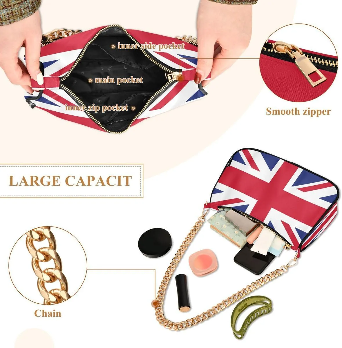 ALAZA Women's Handbags Tote Crossbody Bag Purse Ladies Shoulder Bag Hobo Handbag