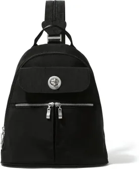 Baggallini Naples Convertible Small Daypack Sling Crossbody, Black