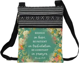 Bible Quotes Messenger Bag Small Ethnic Pattern Printed Adjustable Strap Crossbody Zipper Bag Phone Bag Wallet Cute Shoulder Handbag for Christians Women -10