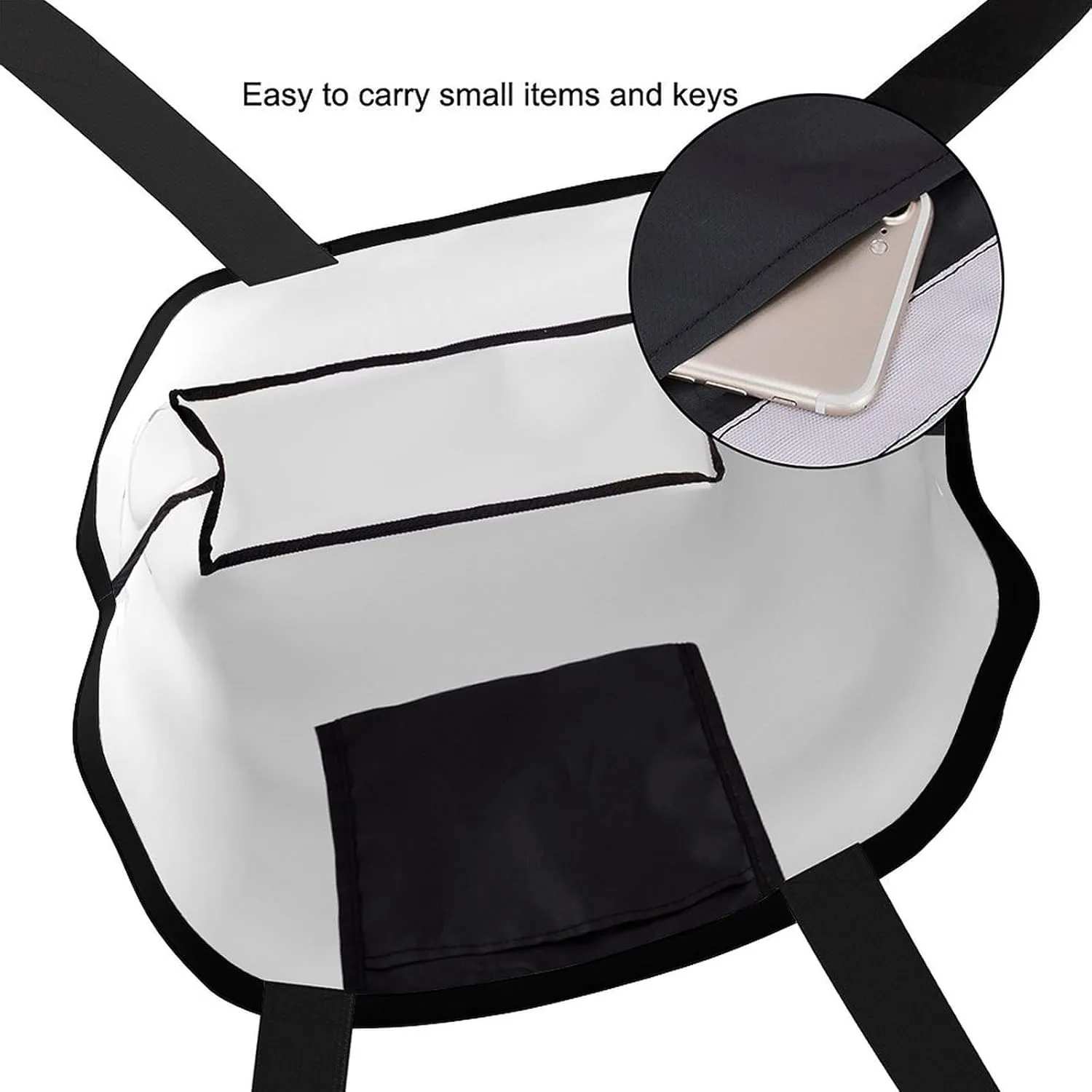 Canvas Tote Bag - Large Women's Casual Shoulder Handbag - Reusable Beach & Shopping Grocery Bag for Outdoors