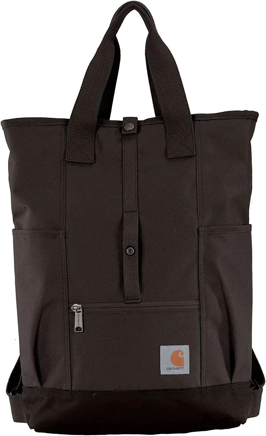 Carhartt Legacy Women's Hybrid Convertible Backpack Tote Bag, Black