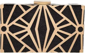 CARIEDO Women Evening Bag Elegant Clutch Purse Exquisite Velvet Metal Hollow out Handbags Prom Wedding Party (black)