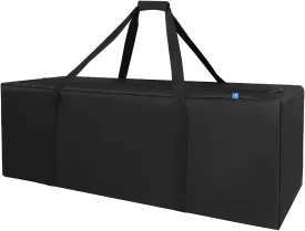 COOLBEBE 42" Sports Duffle Bag - 150L Extra Large Travel Duffel Luggage Bag with Upgrade Zipper, Sturdy & Water Resistant, Black