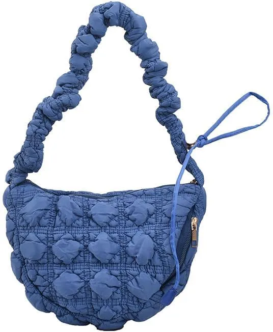 Cute Handbag Purse for Women, Chic Sling Purse Shoulder Handbags Puffer Bags for Women Ladies Casual Aesthetic Kawaii