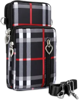 DOB SECHS Small Crossbody Wallet Phone Bag Shoulder Strap Wallet Pouch for Women Mini Crossbody Cell Phone Purse