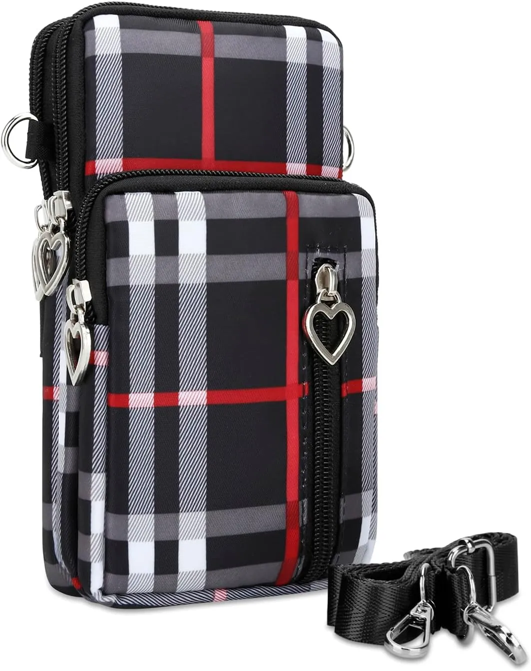DOB SECHS Small Crossbody Wallet Phone Bag Shoulder Strap Wallet Pouch for Women Mini Crossbody Cell Phone Purse