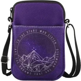 ENSIANTH Book Lover Messenger Bag To the Stars Who listen Court of Dreams Crossbody Purses Bag Fiction Bookish Gift