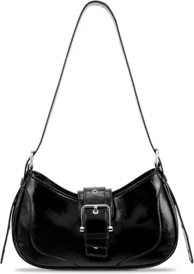 FALETO Y2K Purses for Women Casual Hobo Handbag Trendy Shoulder Bag Vegan Leather Underarm Purse