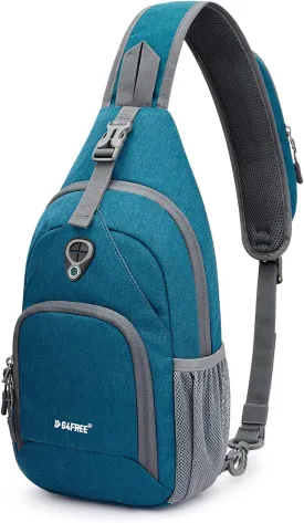 G4Free RFID Sling Bag Crossbody Backpack Small Chest Shoulder Bag Hiking Outdoor