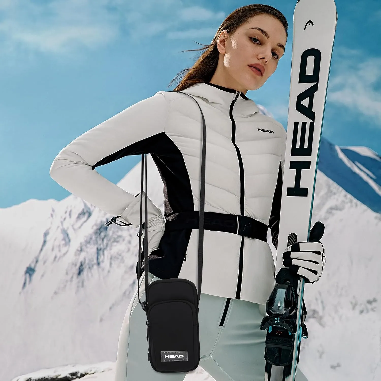 HEAD Mini Waterproof Crossbody Cell Phone Bag for Women & Men, Lightweight Sling Shoulder Bag for Travel/Shopping/Workout