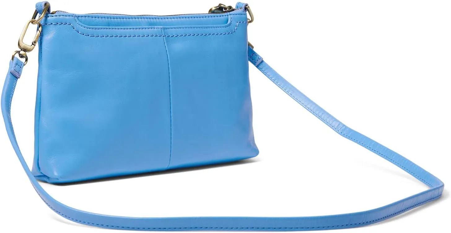 HOBO Darcy Leather Crossbody Bag for Women, Convertible to Crossbody and Wristlet