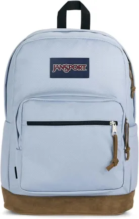 JanSport Right Pack Backpack - Durable Daypack with Padded 15" Laptop Sleeve, Spacious Main Compartment & Integrated Water Bottle Pocket - Blue Dusk
