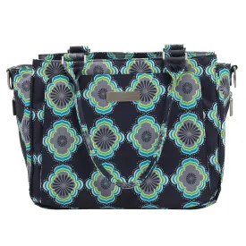 JuJuBe Be Classy Structured Multi-Functional Diaper Bag/Purse, Classic Collection - Moon Beam