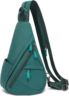 KL928 Nylon Sling Bag - Small Crossbody Backpack Shoulder Casual Daypack Multipurpose Rucksack for Men Women