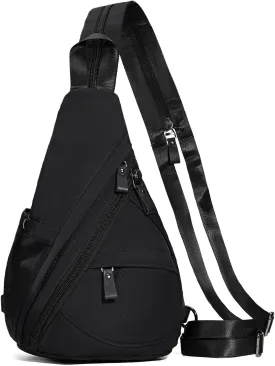 KL928 Nylon Sling Bag - Small Crossbody Backpack Shoulder Casual Daypack Multipurpose Rucksack for Men Women
