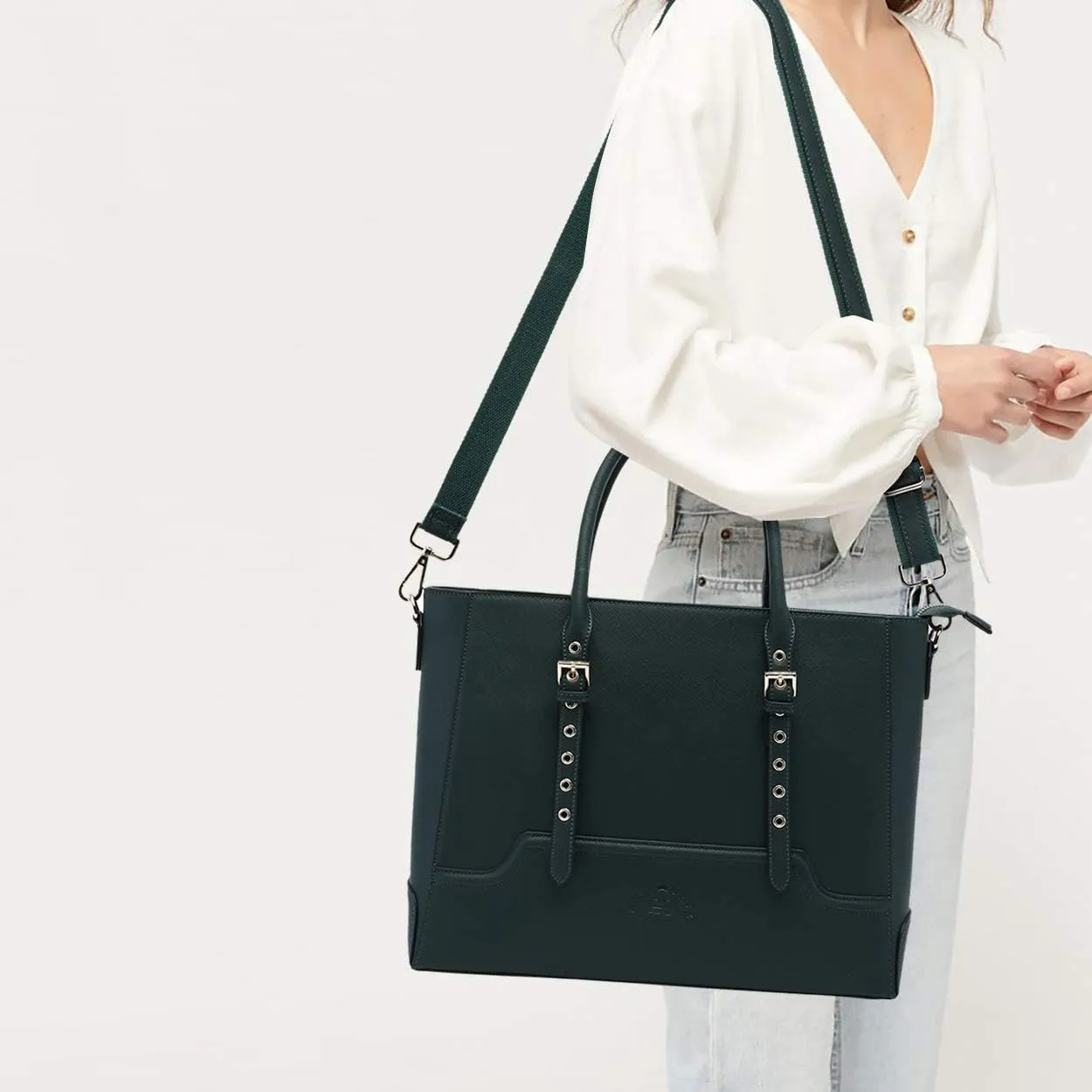 Laptop Bag for Women,15.6 17 Inch Tote Bag,Ideal Gifts for Women,Work Bag,Teacher Bag,Graduation Gifts for College