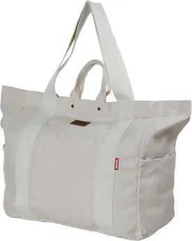Large Tote Bag, Everything Bag, Heavy Duty Canvas, Full-Size Zipper, Reusable, Suitable for DIY, Natural Cotton.
