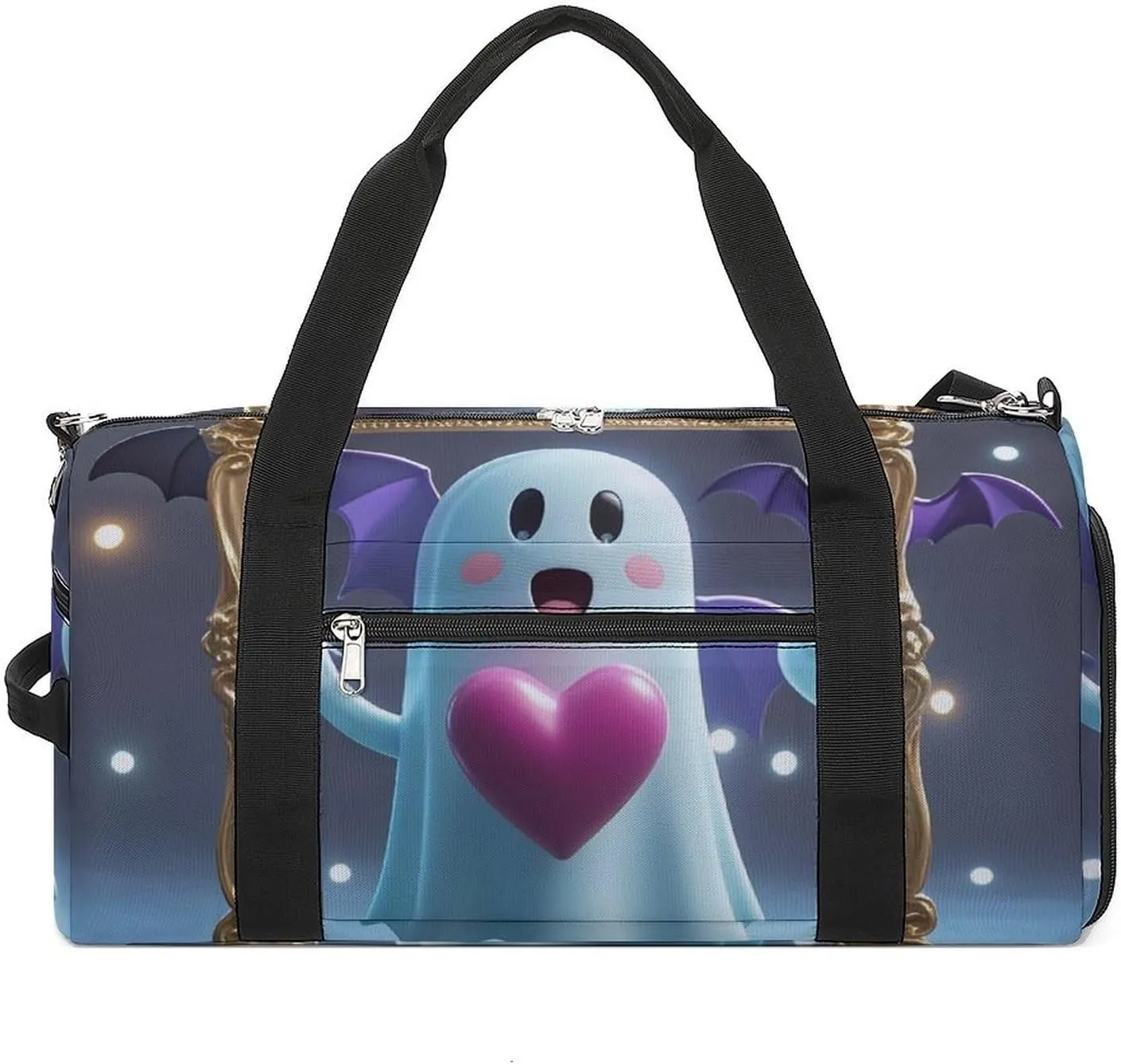 Love Photo Frame Gym Bag Sport Gym Tote Bag Lightweight Duffle Bag Carry On Weekender Bags for Women Men