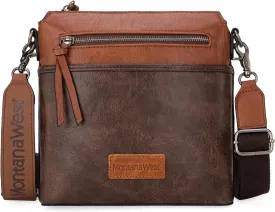 Montana West Crossbody Bag for Women Multi Pocket Cross Body Bag Purses with Guitar Strap