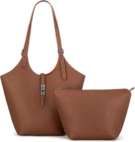 Montana West Hobo Bags for Women Designer Soft PU Leather Shoulder Bag with Detachable Pouch