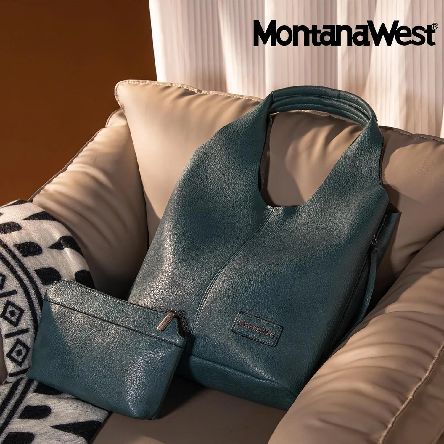 Montana West Slouchy Hobo Bags for Women Soft Designer Shoulder Purses Ladies Top Handle Handbag