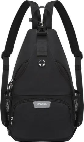 MOSISO Sling Backpack Travel Hiking Daypack, Crossbody Convertible Sling Bag with Front Pocket One Shoulder Chest Bag