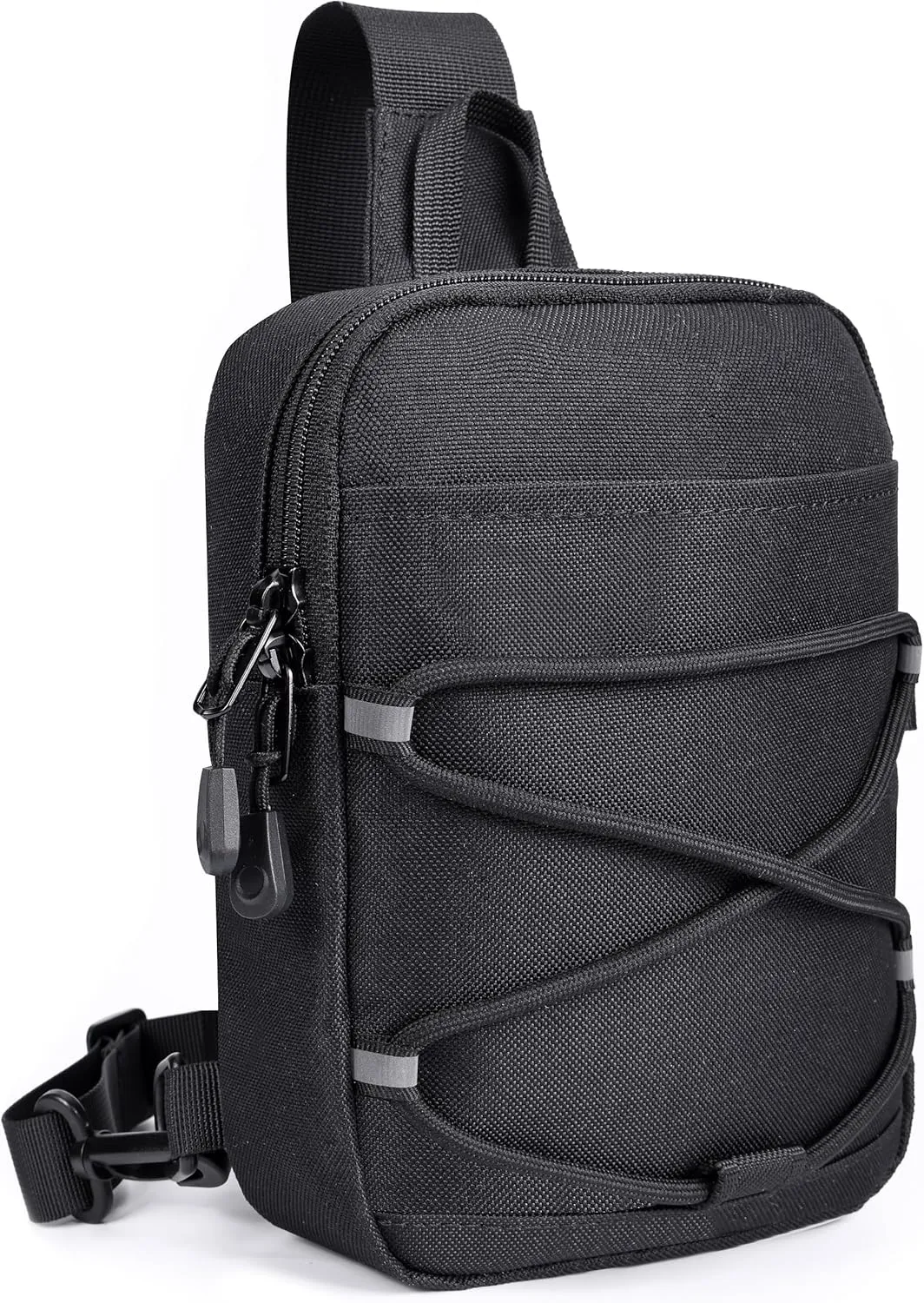 MOZETO Small Sling Bag RFID Blocking Mini Crossbody Bag YKK Zippers Travel Hiking Cross Body Pouch