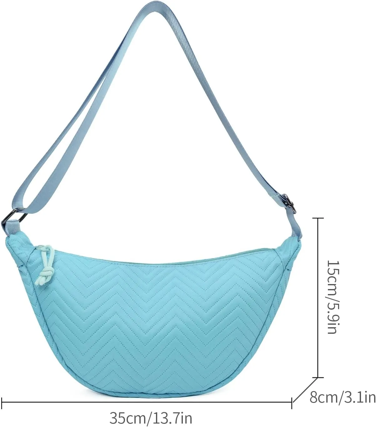 Shoulder Bags for Women, Cute Hobo Tote Handbag Mini Clutch Purse with Zipper Closure