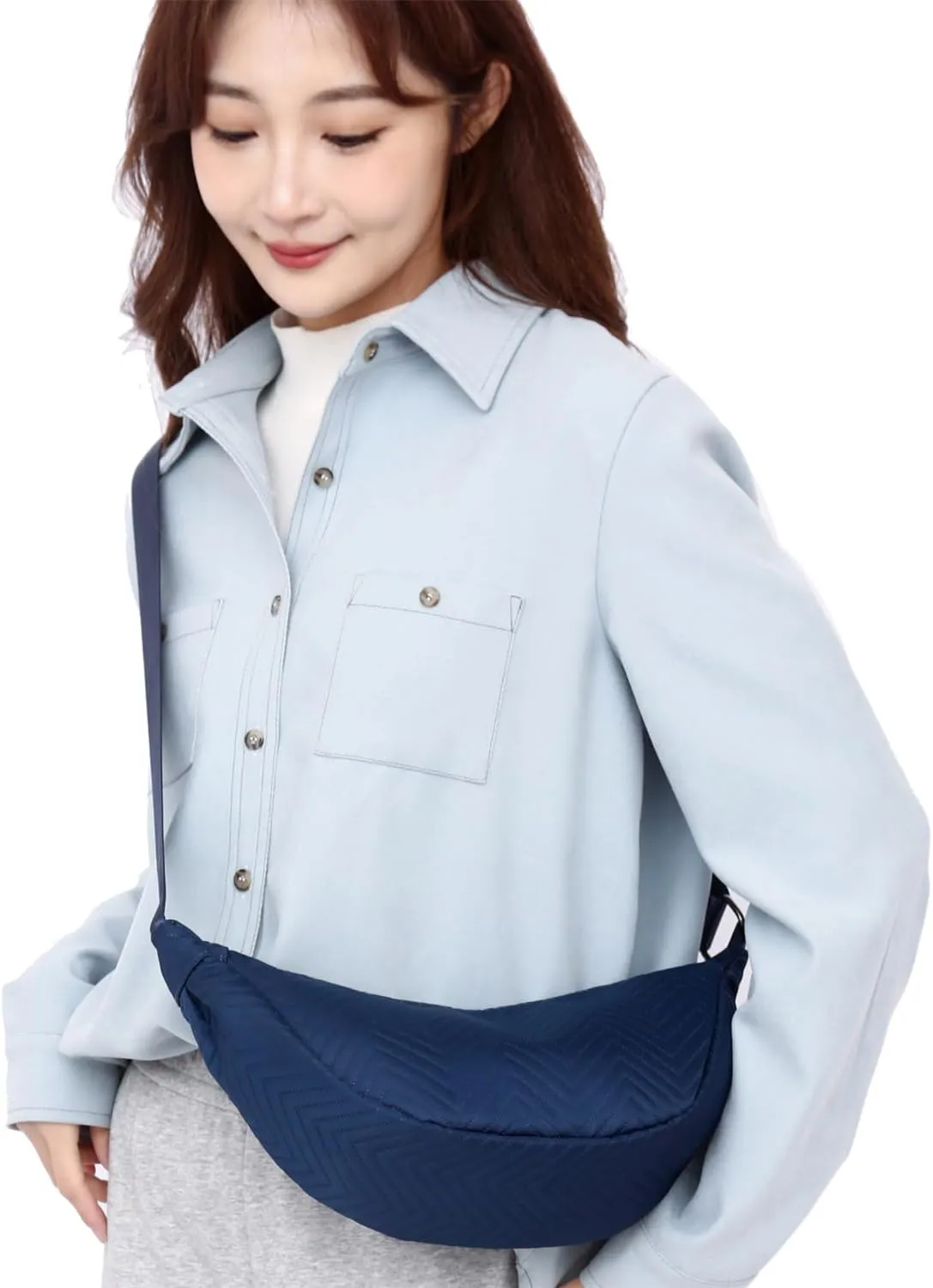 Shoulder Bags for Women, Cute Hobo Tote Handbag Mini Clutch Purse with Zipper Closure