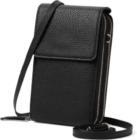 Small Crossbody Bags for Women Leather Cell Phone Purse Bag Wallet Shoulder Handbags with Adjustable Strap