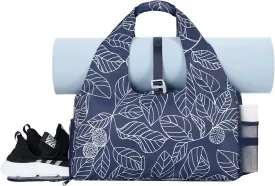 sportsnew Yoga Gym Bags for Women with Shoes Compartment & Wet Dry Storage Pockets & Adjustable Yoga Mat Holder, Patent Pending