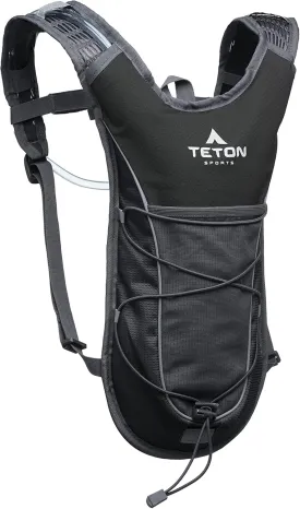 Teton Trailrunner Hydration Backpack, Hydration Pack for Hiking, Running, Cycling, Biking. Lightweight Vest for Men and Women. Sewn-in Rain Cover, 2L Water Bladder Included