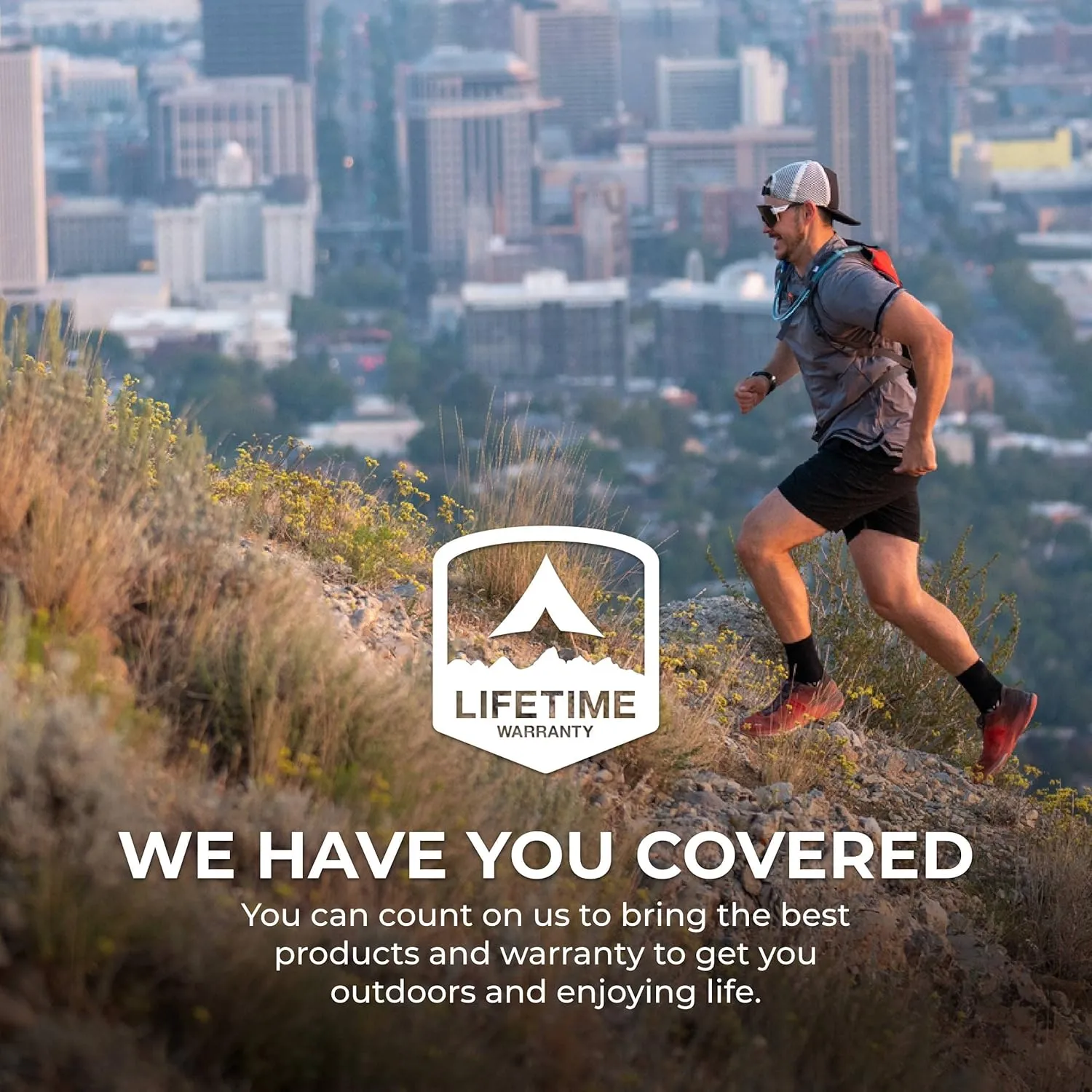 Teton Trailrunner Hydration Backpack, Hydration Pack for Hiking, Running, Cycling, Biking. Lightweight Vest for Men and Women. Sewn-in Rain Cover, 2L Water Bladder Included