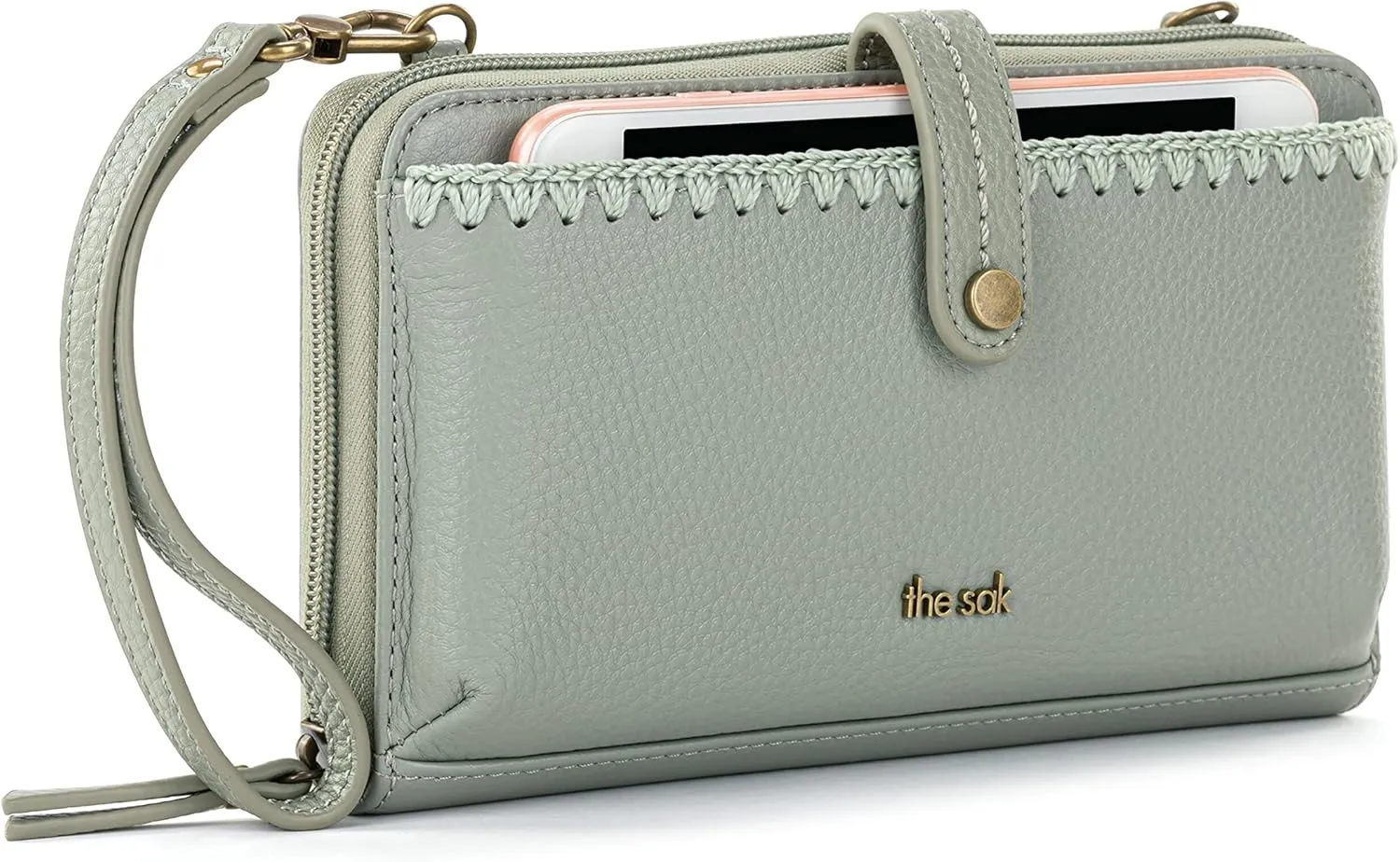 The Sak Iris Smartphone Crossbody Purse - Women's Cellphone Bag & Wallet For Everyday - Convertible Wristlet With Zipper