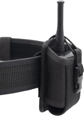 Universal Radio Pouch MOLLE Compact Tactical Radio Holster Holder for Duty Belt MOLLE Vest Walkie Talkies Case Carrier Nylon Carry Bag for Police LE Security Safety Firefighter Rescue Outdoor
