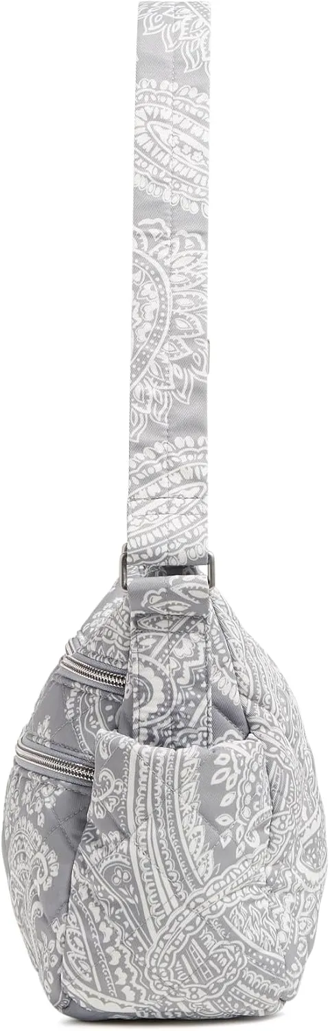 Vera Bradley Women's Performance Twill Triple Zip Shoulder Satchel Purse