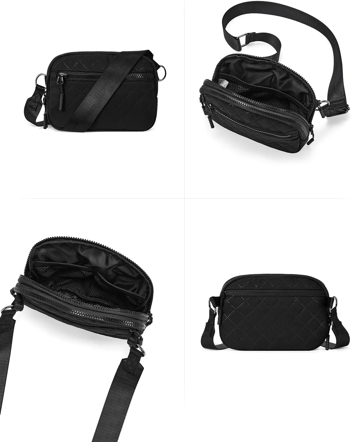 WESTBRONCO Small Crossbody Bags for Women Nylon with Adjustable Strap, Mini Crossbody Purse, Shoulder Bag Traveling Workout