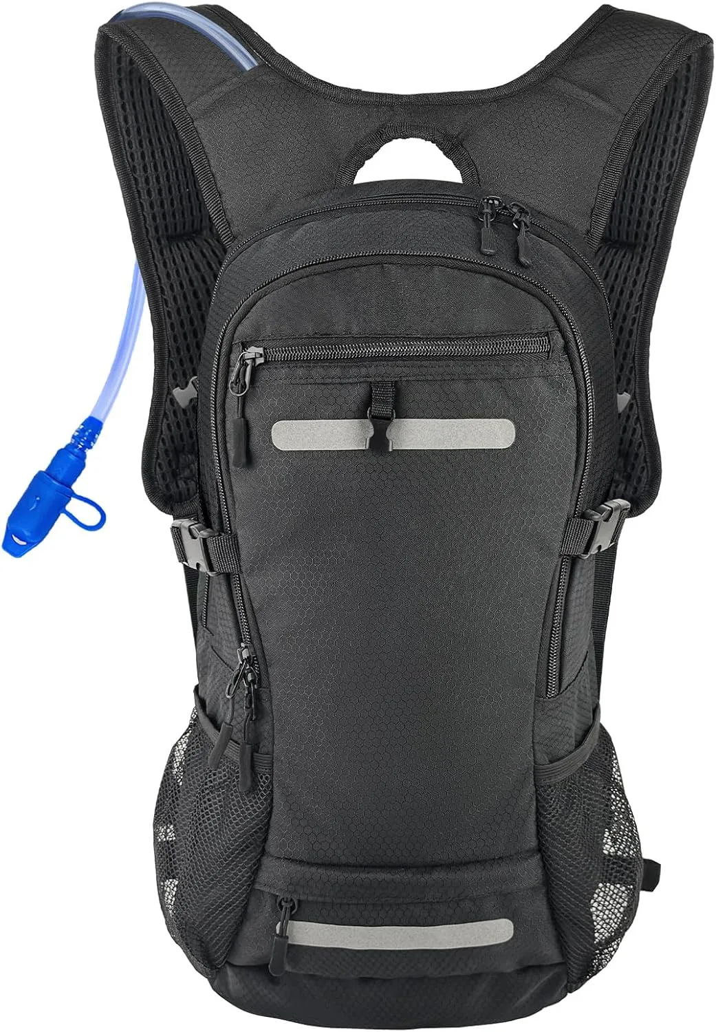 Zavothy 18L Water-Resistant Hydration Backpack Suit for 2L/3L Water Bladder  Hidden Helmet Compartment & Detachable Rain Cover  Lightweight Insulated Daypack for Cycling, Camping, Hiking (Men/Women)
